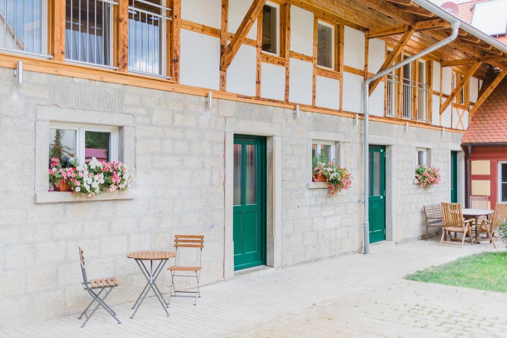 Апартаменты Hellbachhof Equarhofen Экстерьер фото